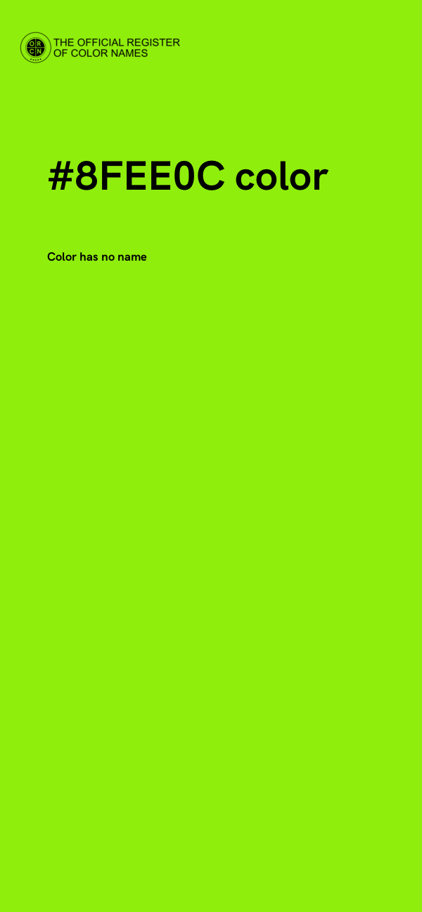 #8FEE0C color image