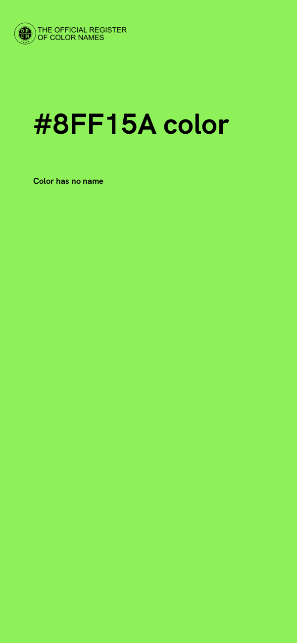 #8FF15A color image