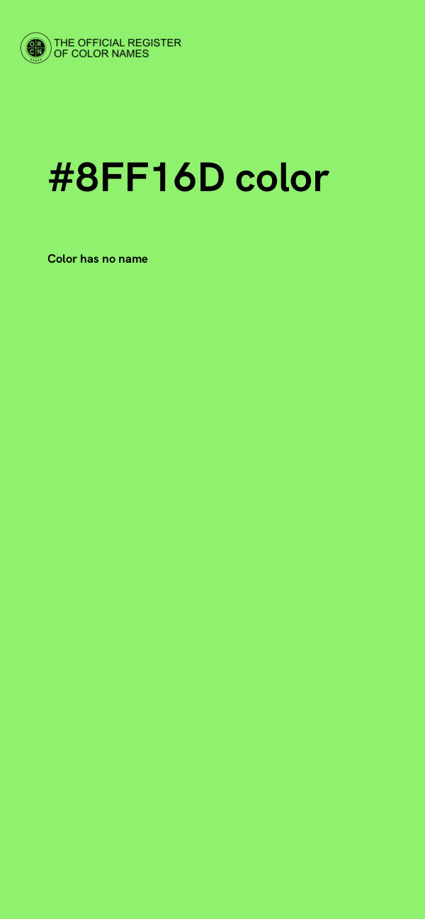 #8FF16D color image