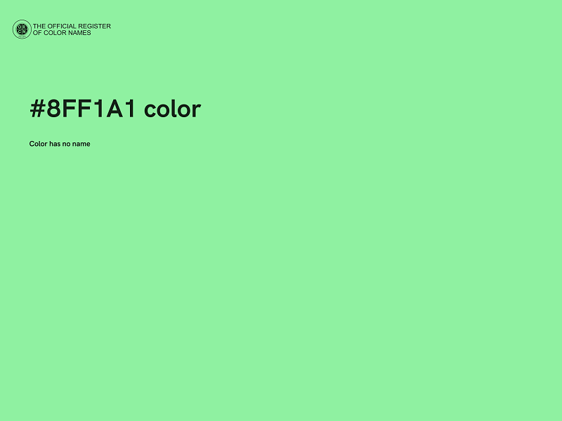 #8FF1A1 color image