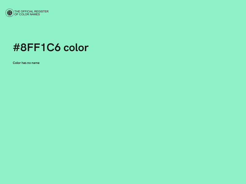 #8FF1C6 color image