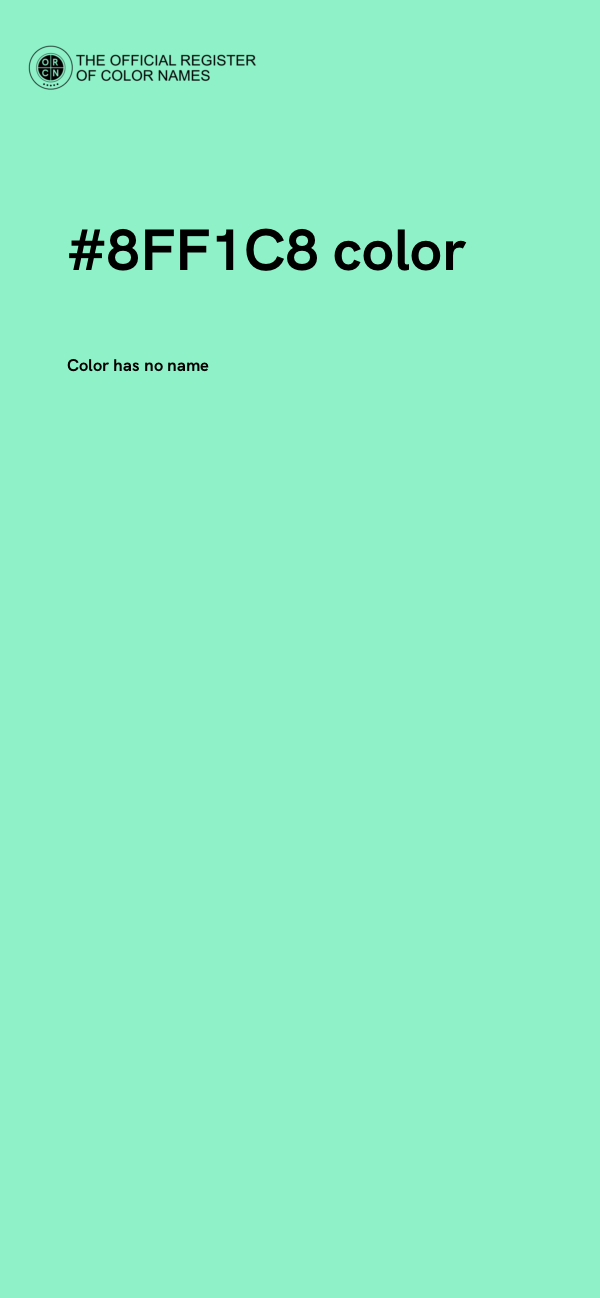 #8FF1C8 color image