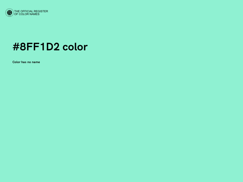 #8FF1D2 color image