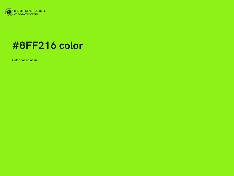 #8FF216 color image