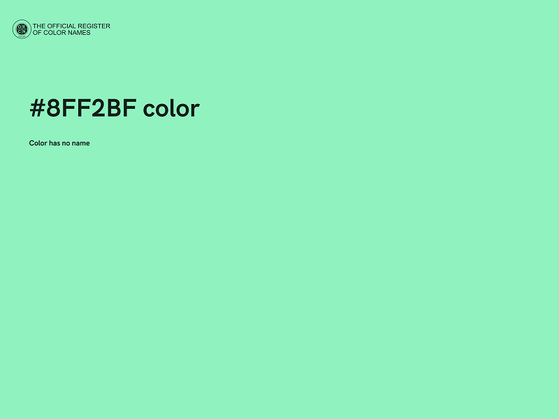 #8FF2BF color image