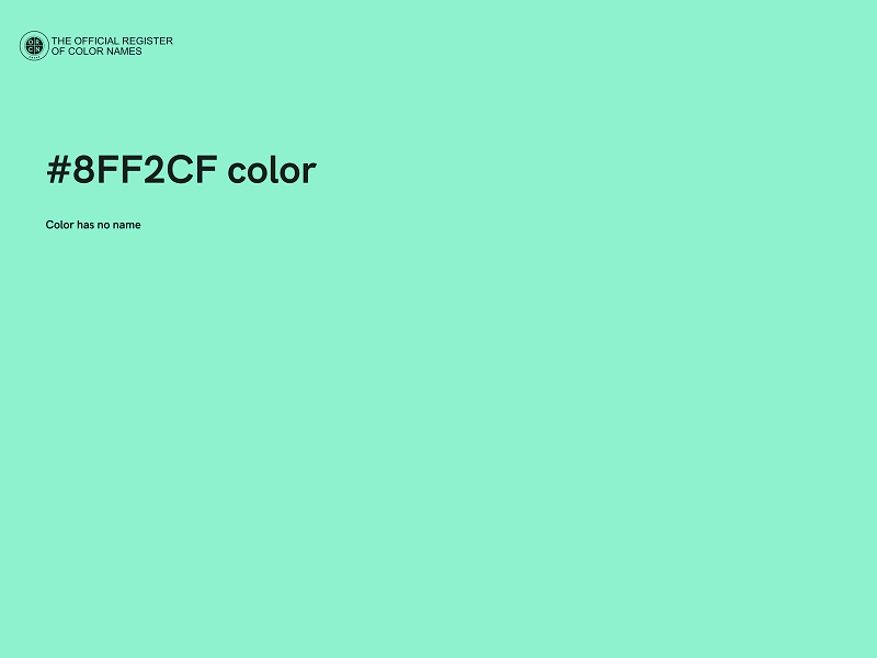 #8FF2CF color image