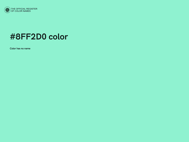 #8FF2D0 color image