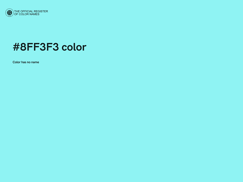 #8FF3F3 color image