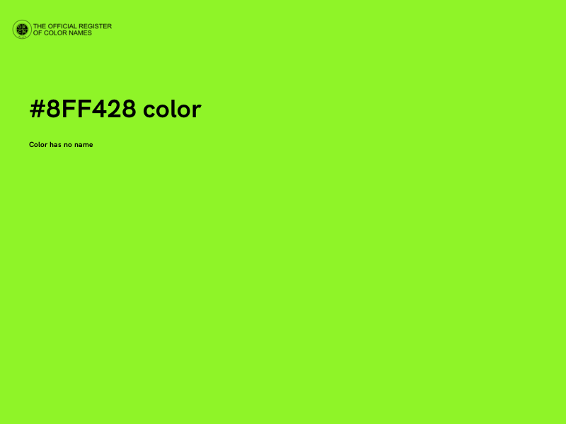 #8FF428 color image