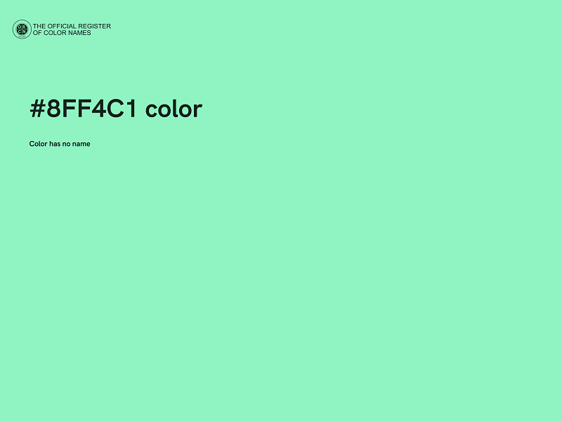 #8FF4C1 color image