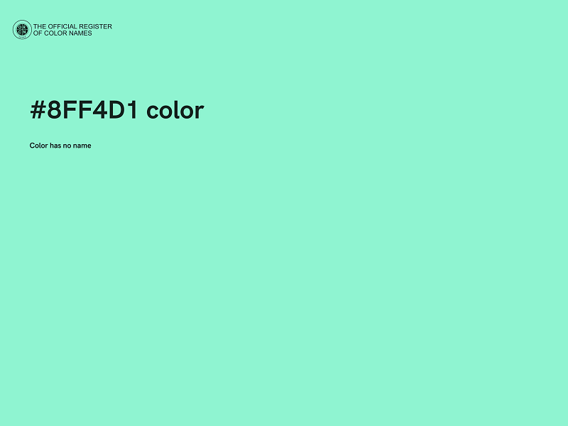 #8FF4D1 color image