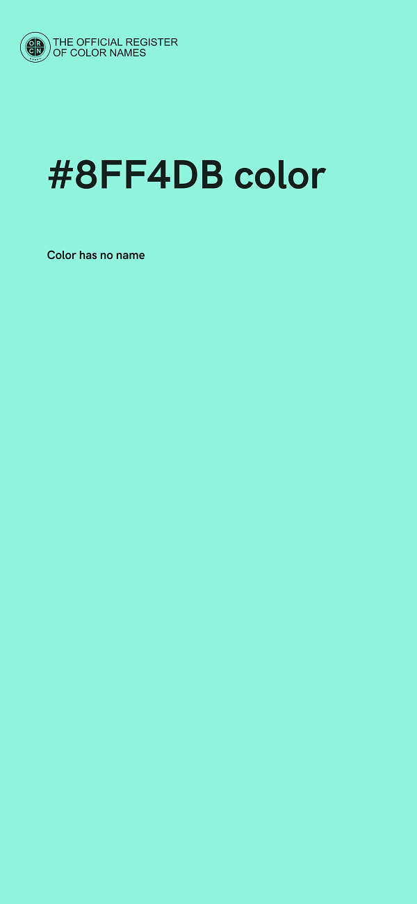 #8FF4DB color image
