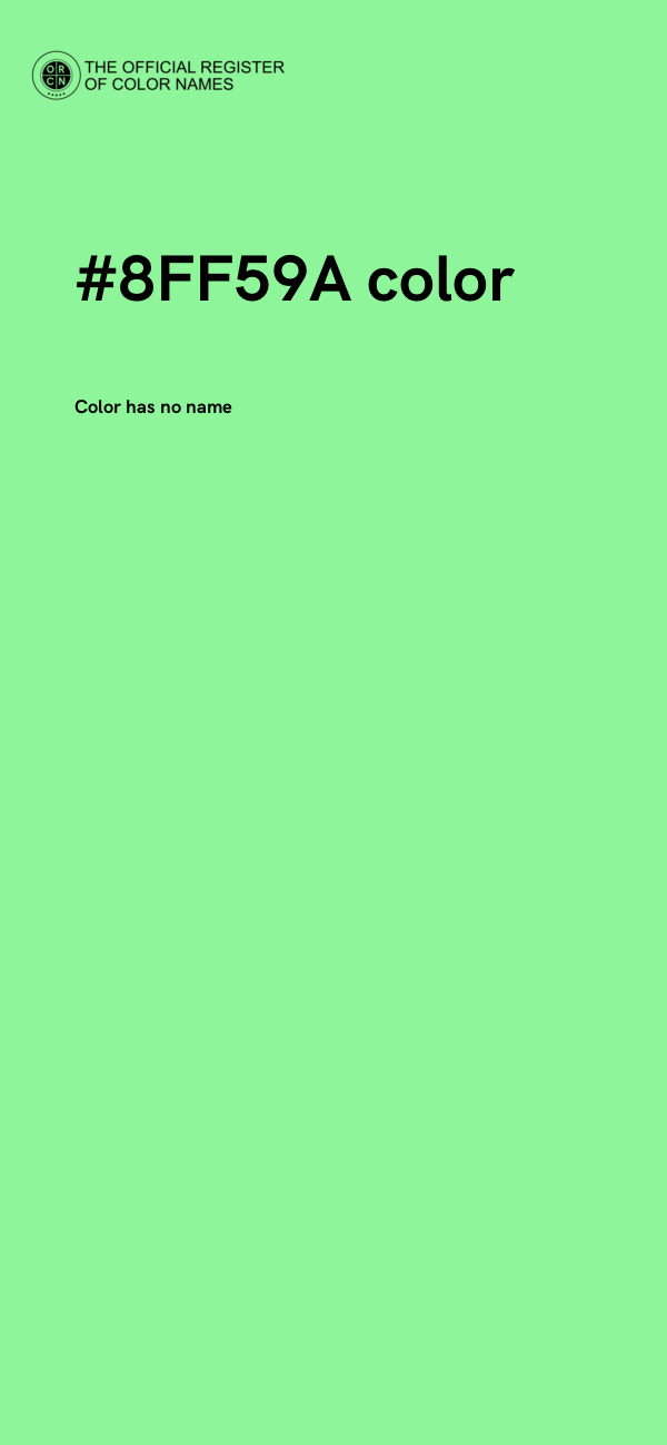 #8FF59A color image