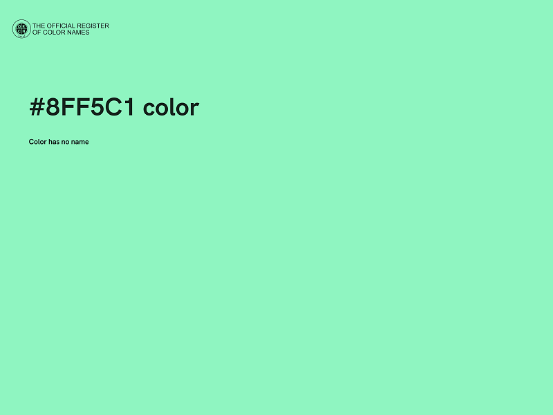 #8FF5C1 color image