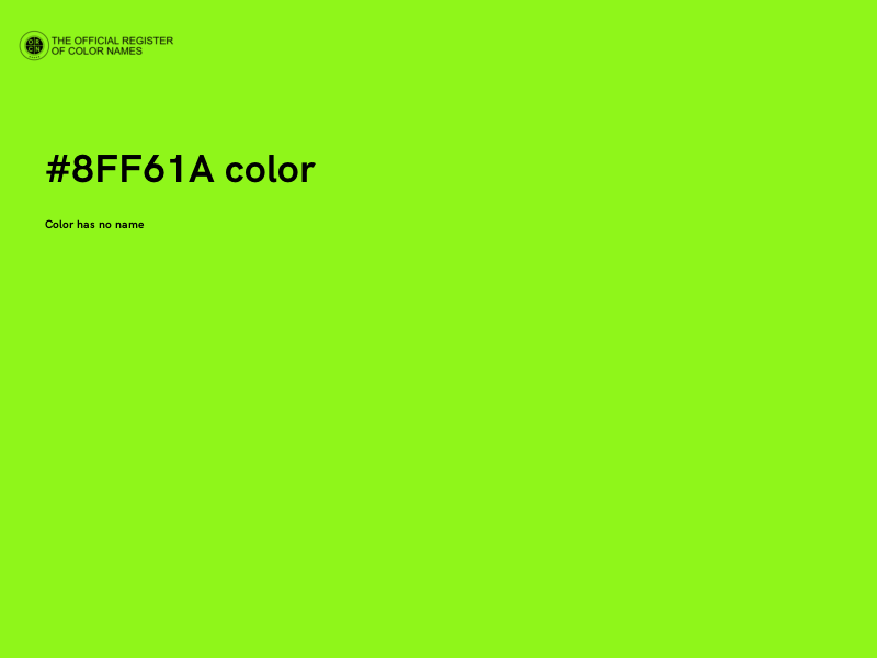 #8FF61A color image