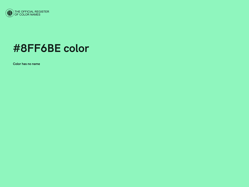 #8FF6BE color image