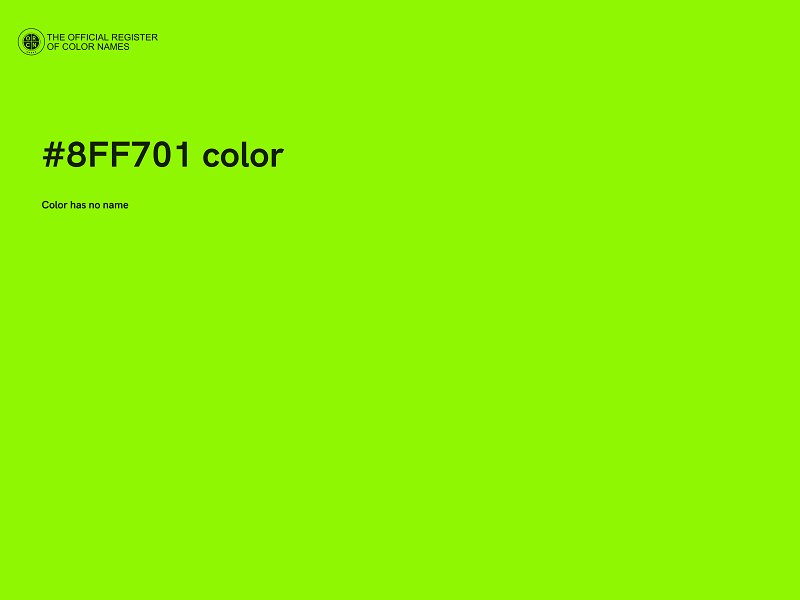 #8FF701 color image