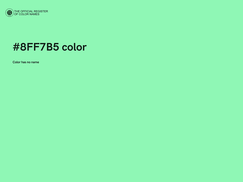 #8FF7B5 color image