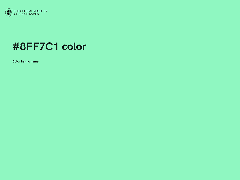 #8FF7C1 color image