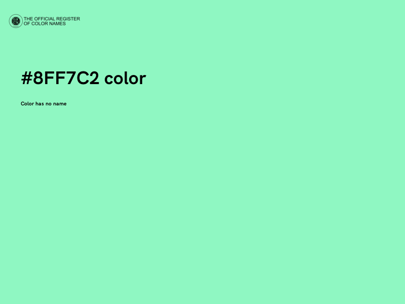 #8FF7C2 color image