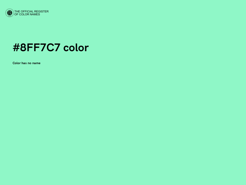 #8FF7C7 color image
