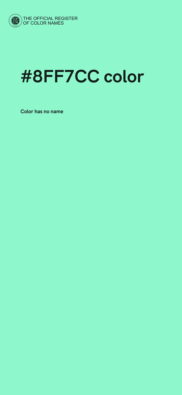 #8FF7CC color image