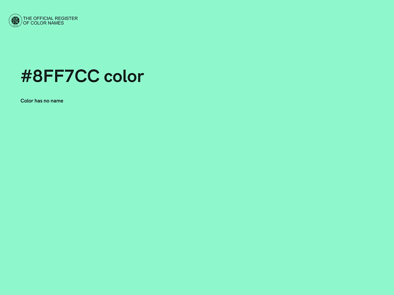#8FF7CC color image