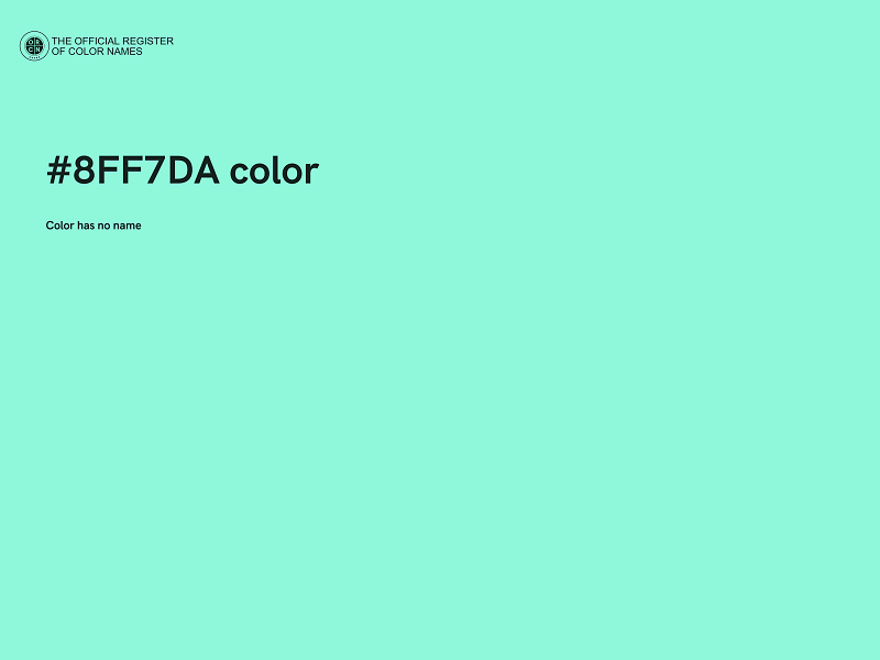 #8FF7DA color image