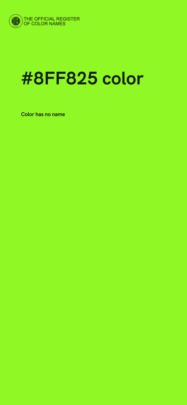 #8FF825 color image