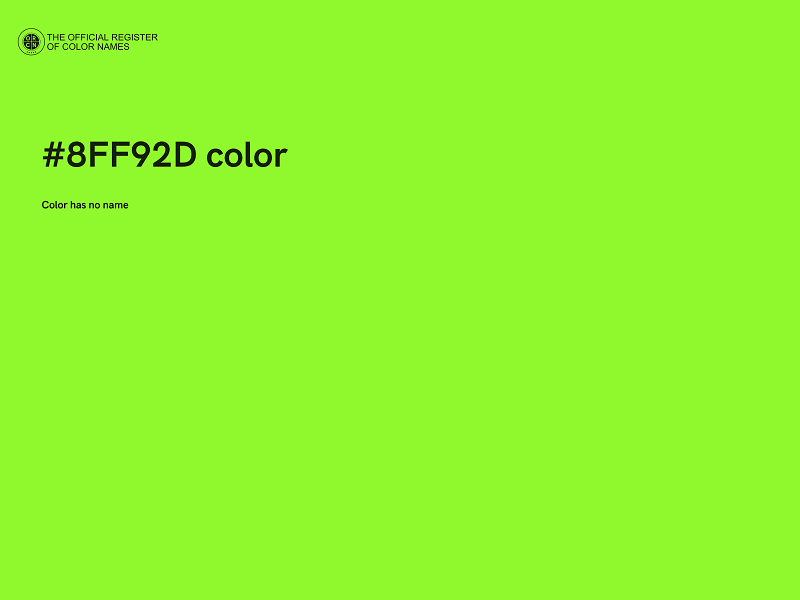 #8FF92D color image