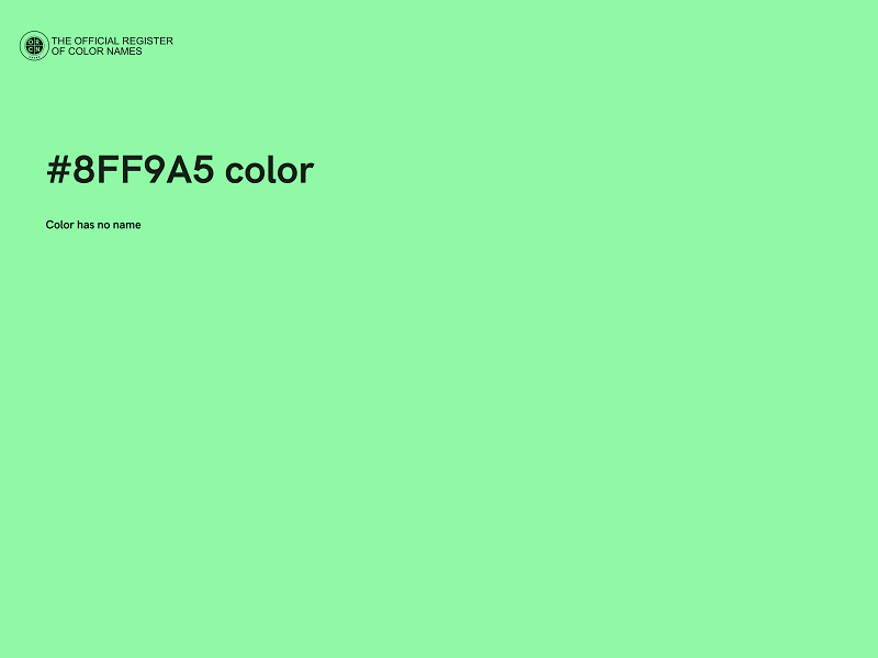 #8FF9A5 color image