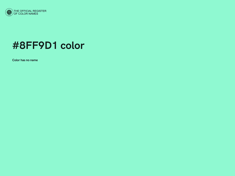 #8FF9D1 color image