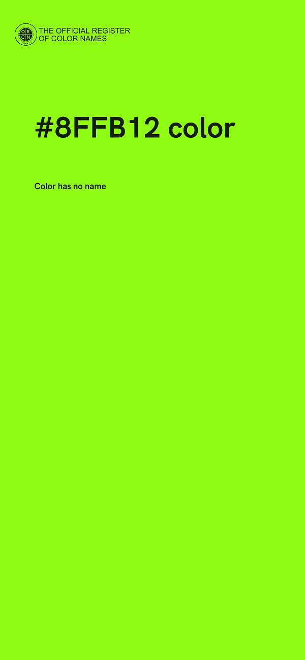 #8FFB12 color image
