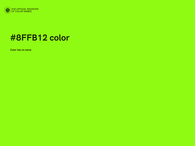 #8FFB12 color image