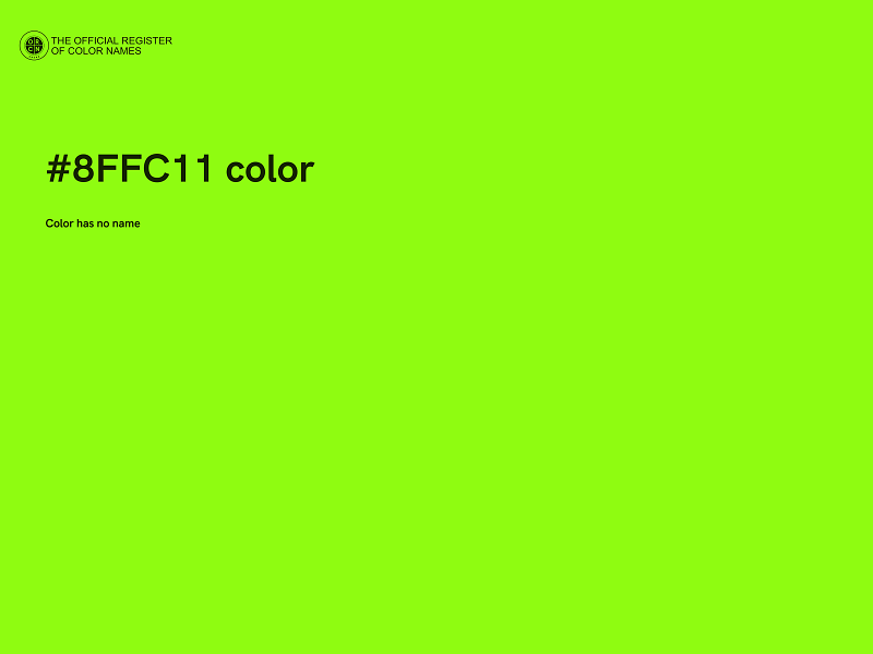 #8FFC11 color image