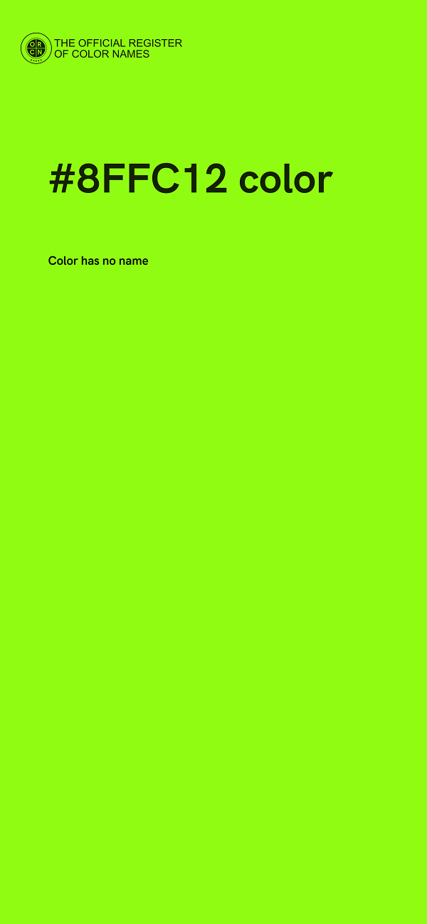 #8FFC12 color image
