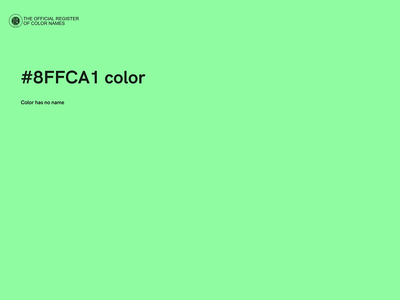 #8FFCA1 color image