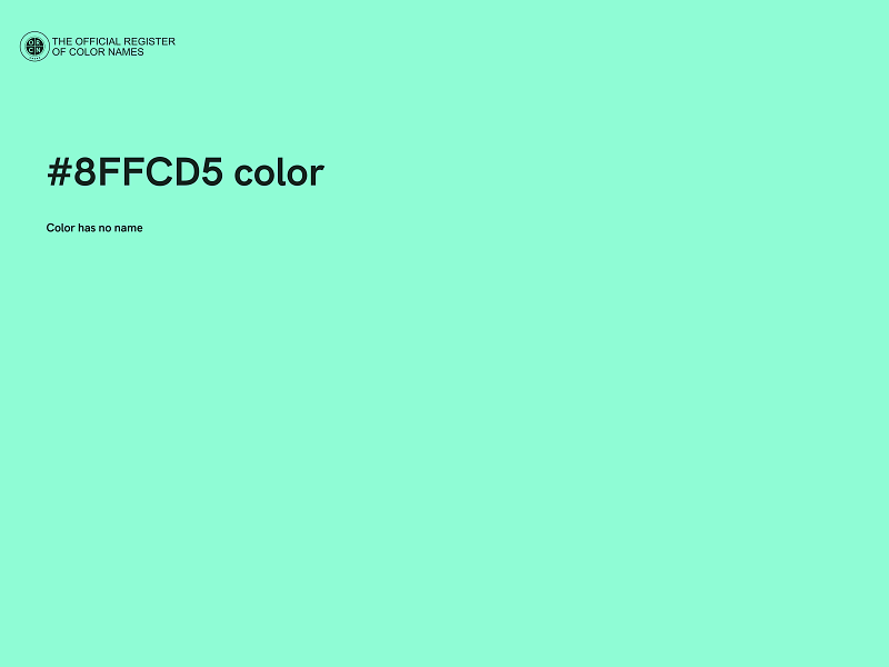 #8FFCD5 color image