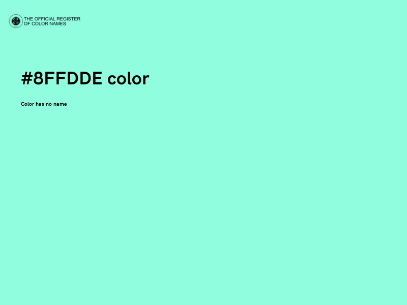 #8FFDDE color image
