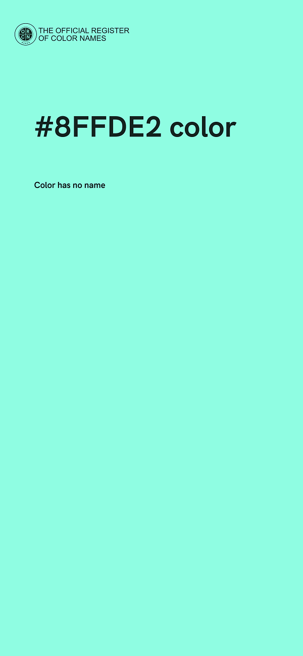 #8FFDE2 color image