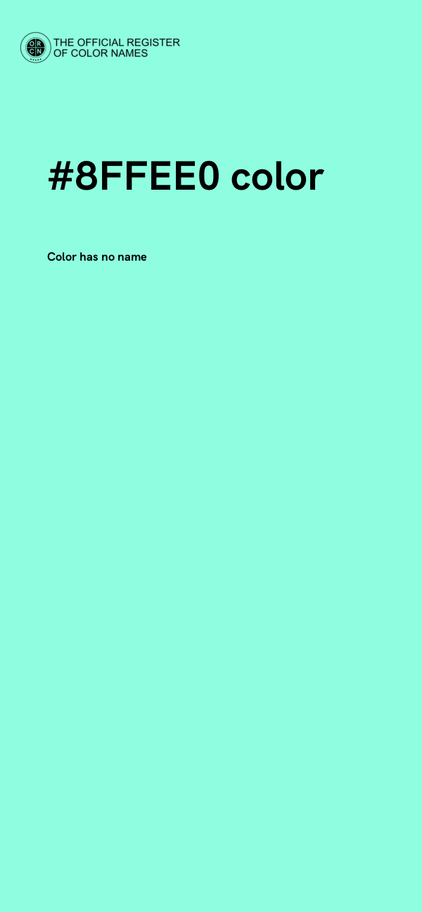 #8FFEE0 color image