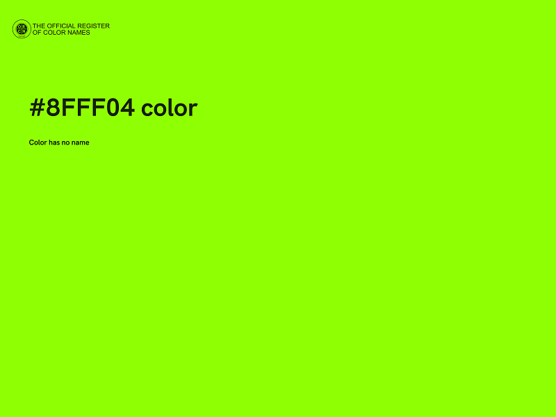#8FFF04 color image