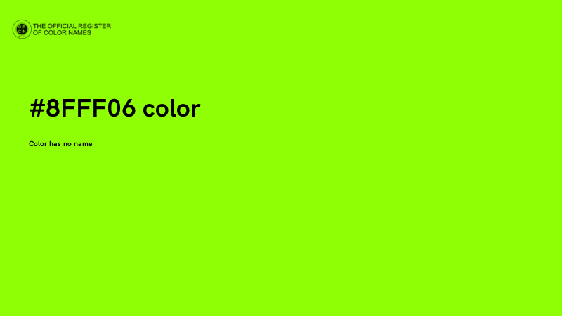 #8FFF06 color image