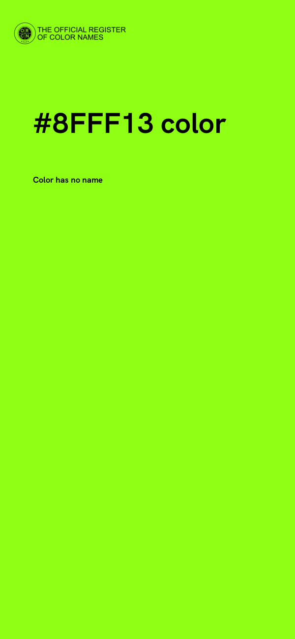 #8FFF13 color image