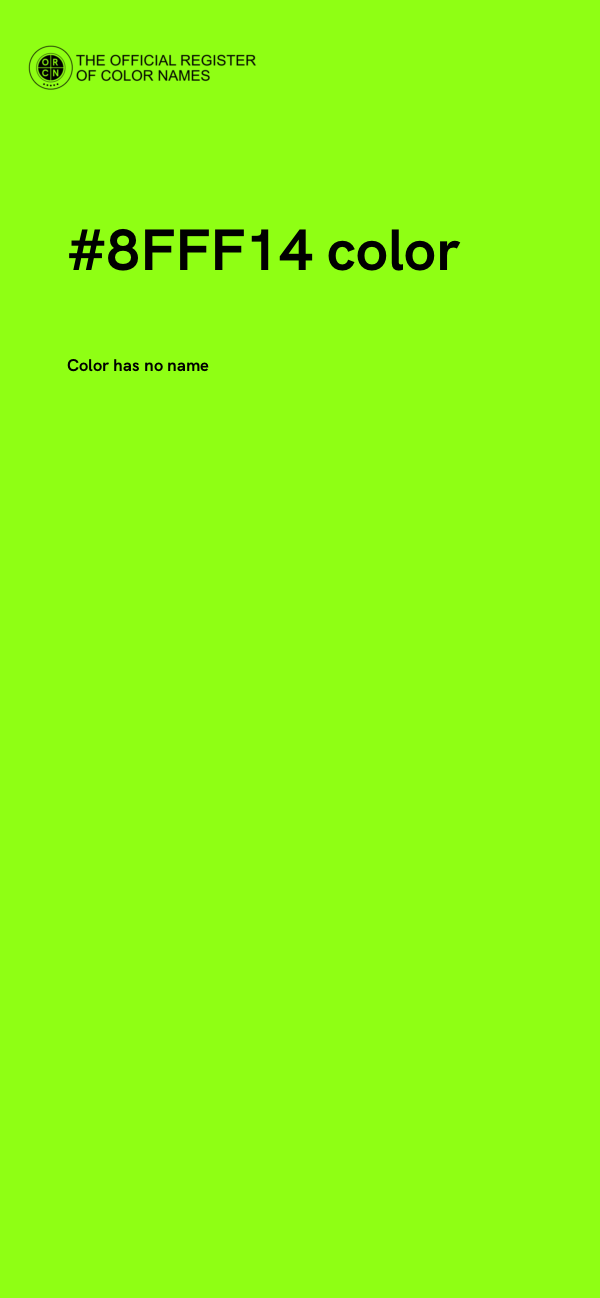 #8FFF14 color image