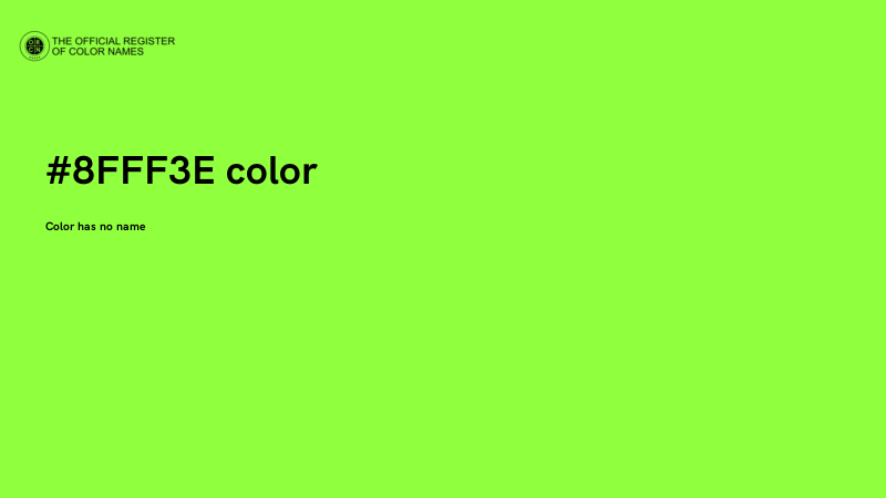 #8FFF3E color image