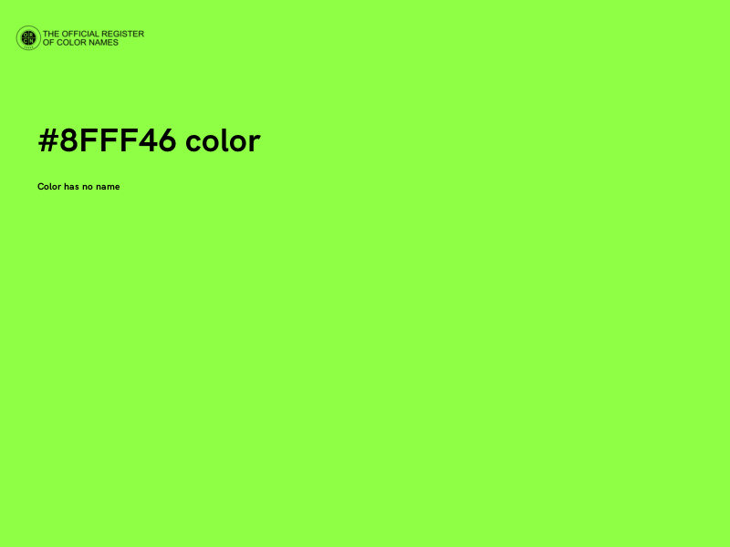 #8FFF46 color image