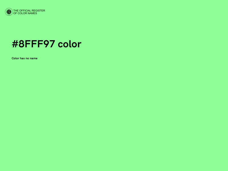 #8FFF97 color image