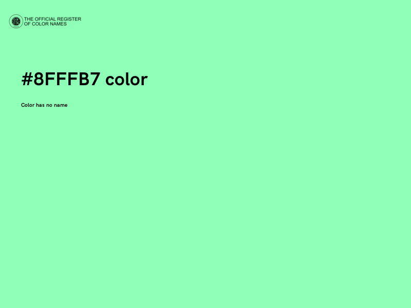 #8FFFB7 color image