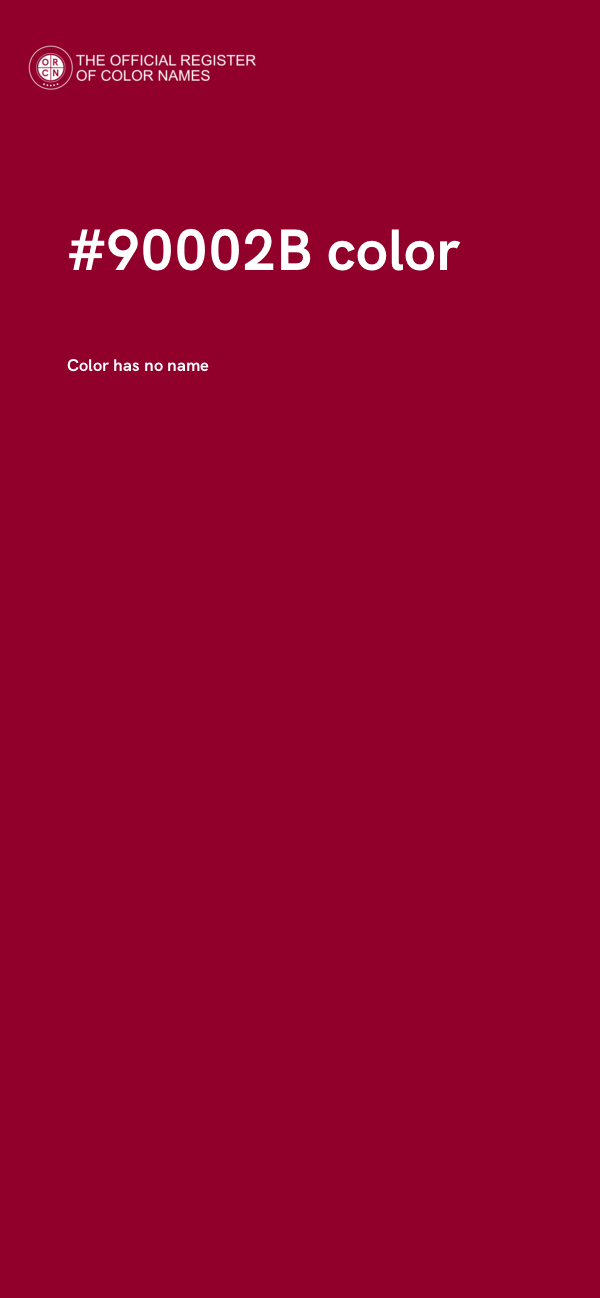 #90002B color image